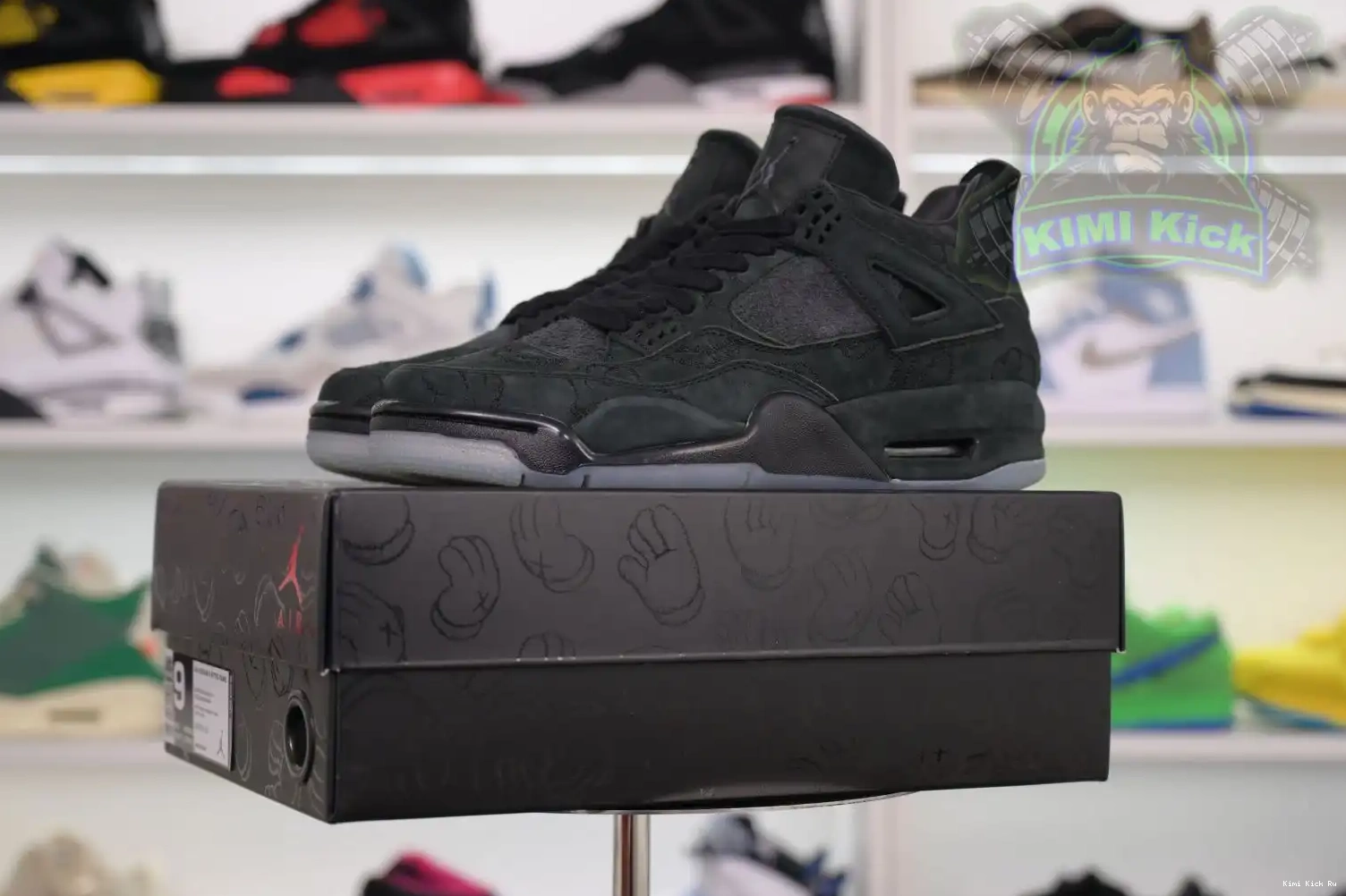 Jordan Kimikick kaws 4 Jordan black Air 0325